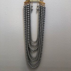 Beaded Necklace & Earring Set